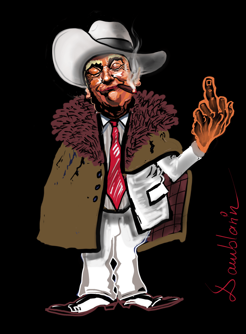 Al Capone rusofil&nbsp;(caricatura)