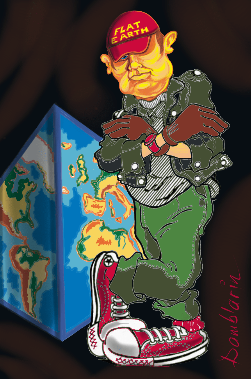 Reminder: „Pământul este plat, ba e rotund, ba e pătrat ” Pamflet&nbsp;YouTube